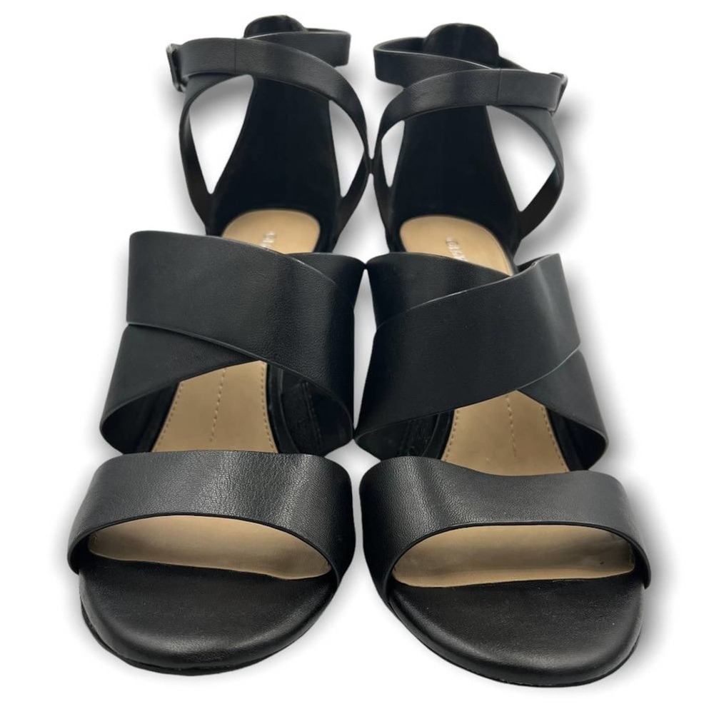 Gianni Bini Leather Criss Cross Ankle Strap Strappy High Heel Sandal 10 - Picture 5 of 8